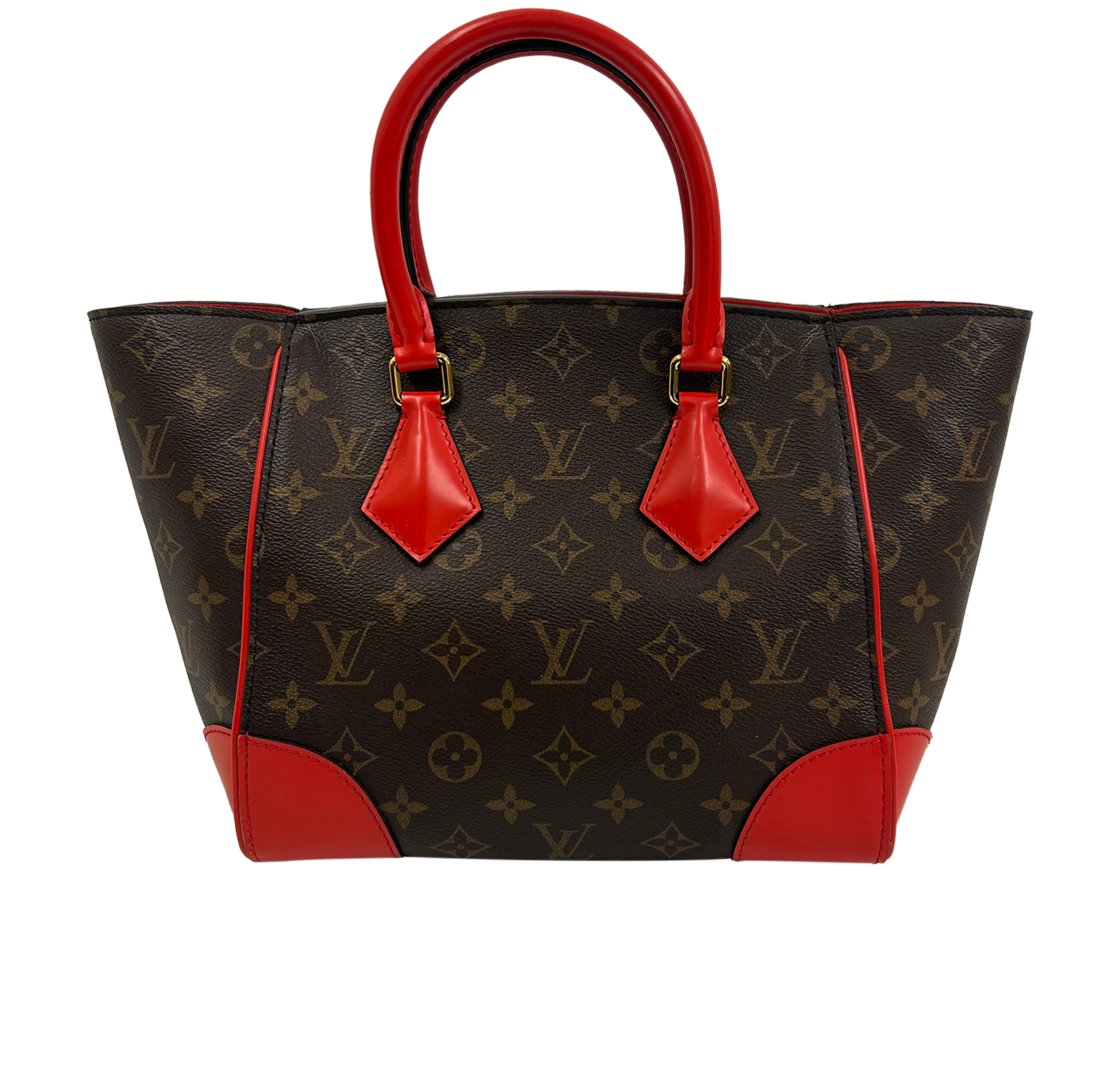 Phoenix PM, 1.900&euro;, Bolso, Marrón/Rojo, Canvas - General, Vista trasera